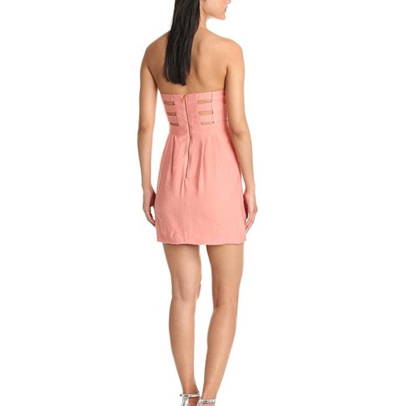 BCBGeneration Pink Strapless Mini Dress - Picture 4 of 8